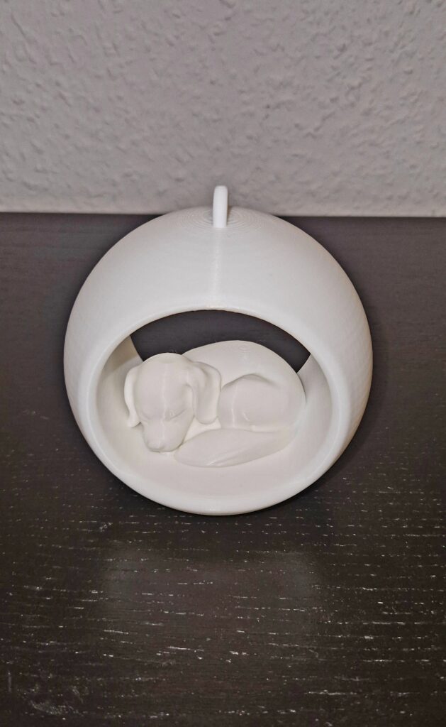 Weihnachtsbaumkugel Labradorwelpe